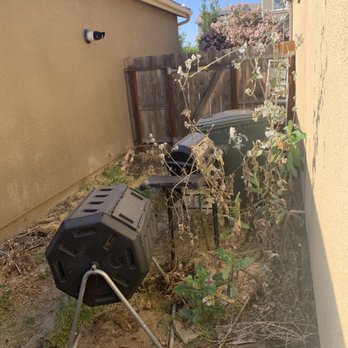 New Image Landscaping - Side yard before - Landscaping Near Me