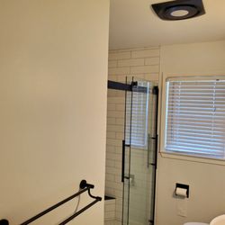 Strickly Repairs - Bathroom exhaust fan light matte black