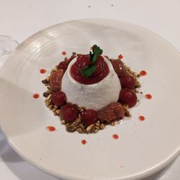 Panna Cotta - was mushier than I'd like Panna Cotta - was mushier than I'd like
