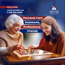 House Calls Home Care Services - Our PCAs are not just caregivers they're professional friends! Ready to have a friend who also provides excellent care? Contact us!