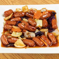 Young Pocha Korean BBQ Restaurant - Stir-fried sausage