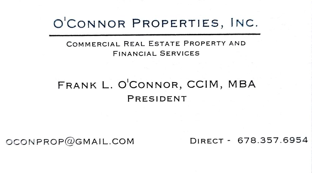 FRANK O’CONNOR Updated May 2024 1957 Lakeside Pkwy, Tucker,