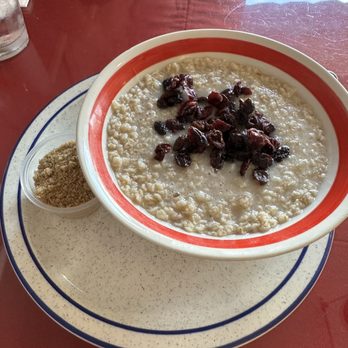 Corfu - Oatmeal with raisins and brown sugar - Greek Near Me - Sierra Madre, California