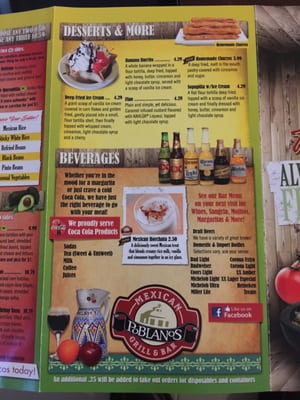 Menu photo 8 Poblano's Mexican Bar & Grill Bradenton, FL