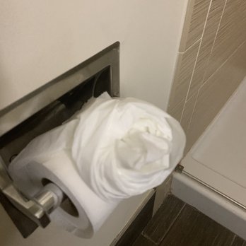 Guy Harvey Resort St Augustine Beach - Cute touch...toilet paper rose. - Resorts Near Me - Saint Augustine Beach, Florida
