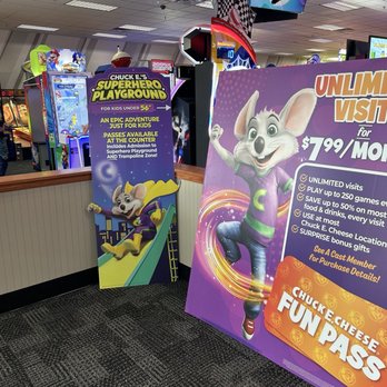 Chuck E. Cheese - When you immediately walk in. - Kids Activities Near Me - Arlington Heights, Illinois Chuck E. Cheese - When you immediately walk in. - Kids Activities Near Me - Arlington Heights, Illinois