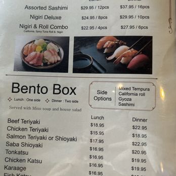 Sushi Raku - Bento Box Menu - Japanese Near Me - Concord, California Sushi Raku - Bento Box Menu - Japanese Near Me - Concord, California