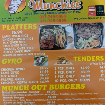 Halal Munchies - Menu - Halal Near Me - Astoria, New York