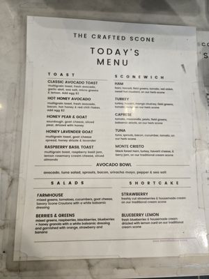 Menu photo 4 The Crafted Scone Temecula, CA