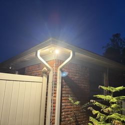 Security light on NE corner of house, dusk to dawn feature.