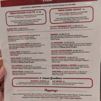 Andrew Bellucci's Pizzeria - Pizza choices - Pizza Near Me - Astoria, New York Andrew Bellucci's Pizzeria - Pizza choices - Pizza Near Me - Astoria, New York