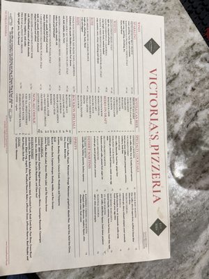 Menu photo 3 Victorias Pizzeria Virginia Beach, VA