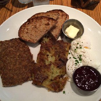 Maplewood Kitchen and Bar - Eggs Your Way (Poached Eggs with Goetta) - Breakfast & Brunch Near Me - Cincinnati, Ohio Maplewood Kitchen and Bar - Eggs Your Way (Poached Eggs with Goetta) - Breakfast & Brunch Near Me - Cincinnati, Ohio