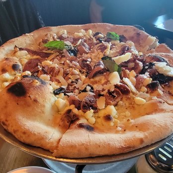 Apizza Brooklyn - Montague St. Pizza.  Chewy crust and too sweet for my liking. - Pizza Near Me - Miami, Florida