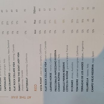 Moxies Pickering Restaurant - Wine list - Canadian (New) Near Me - Pickering, Ontario