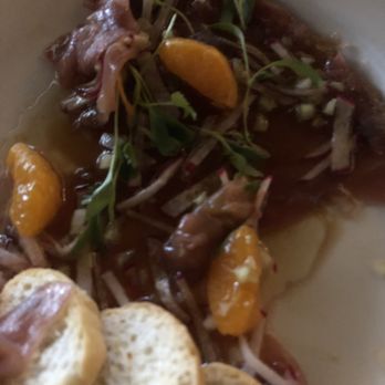 Cafe La Trova - Tuna Carpaccio - Cocktail Bars Near Me - Miami, Florida
