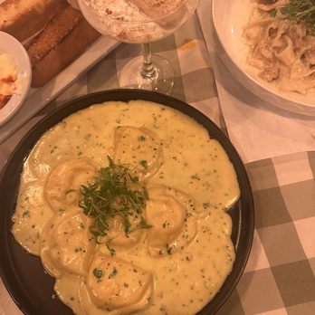 Acqua E Farina - lobster ravioli, fettuccini with chicken and tiramisu martini - Italian Near Me - Chula Vista, California Acqua E Farina - lobster ravioli, fettuccini with chicken and tiramisu martini - Italian Near Me - Chula Vista, California
