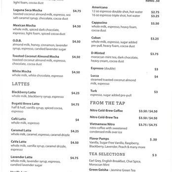 Shift Coffee House - Menu as of June 2019, page 2 - Coffee & Tea Near Me - Sacramento, California Shift Coffee House - Menu as of June 2019, page 2 - Coffee & Tea Near Me - Sacramento, California