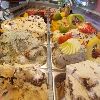 Whispers Cafe - A variety of fresh fruits and gelato. They'll give you a sample spoon beforehand. - Coffee & Tea Near Me - Chicago, Illinois