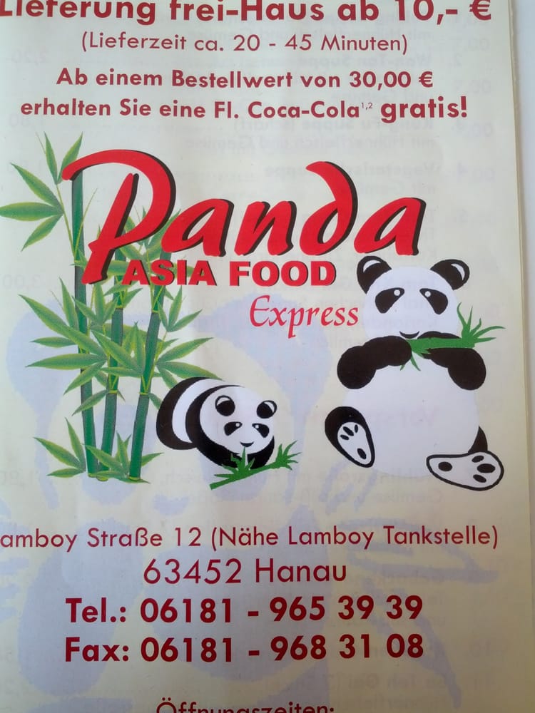 PANDA ASIA FOOD EXPRESS Lamboystr. 12, Hanau, Hessen, Germany Yelp