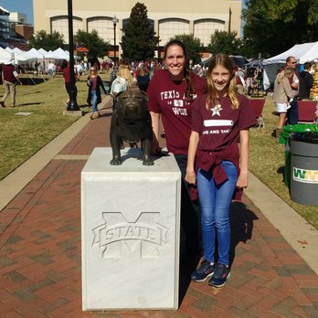 Davis Wade Stadium - Aggies at the iconic Bulldog statue. - Stadiums & Arenas Near Me - Starkville, Mississippi Davis Wade Stadium - Aggies at the iconic Bulldog statue. - Stadiums & Arenas Near Me - Starkville, Mississippi