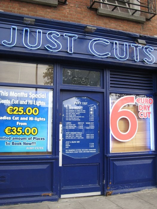 JUST CUTS Updated September 2024 3 Bachelor's Walk, Dublin