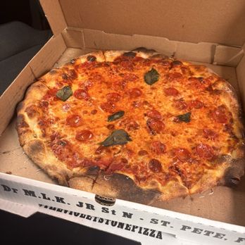 The Violet Stone - Pepperoni Pizza. - Pizza Near Me - St. Petersburg, Florida