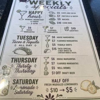 D A Taste - Specials as of 7/30/2026 - Tacos Near Me - Buffalo, New York