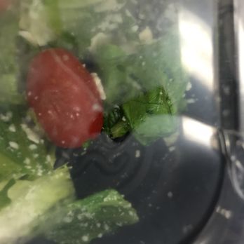 Wendy's - Holes in lid on to-go salad container - Fast Food Near Me - Charlotte, North Carolina