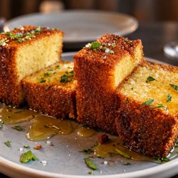 Lewis & Main - Baked then fried cornbread for an Appetizer