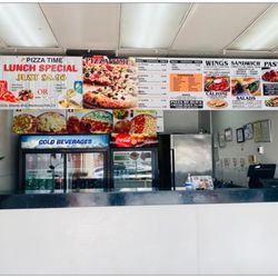 Pizza Time - Order counter. It's neat and organized.