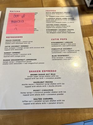 Menu photo 4 Cuties Coffee Greensburg, PA