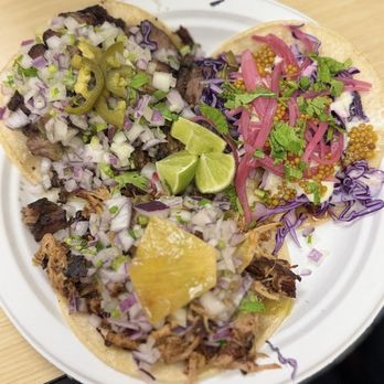 Dos Jefes - Top left - carne asada Top right - Fish Bottom - Pork - Tacos Near Me Dos Jefes - Top left - carne asada Top right - Fish Bottom - Pork - Tacos Near Me