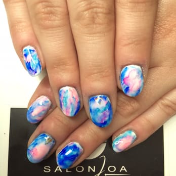 Salon Joa - Cotton candy watercolor nails by Monikaii - Nail Salons Near Me - Denver, Colorado Salon Joa - Cotton candy watercolor nails by Monikaii - Nail Salons Near Me - Denver, Colorado