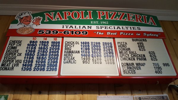 Menu photo 3 Napoli Pizzeria Sydney, NS Menu photo 3 Napoli Pizzeria Sydney, NS