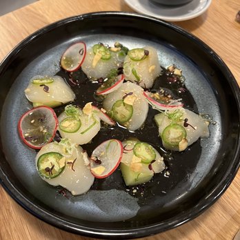 Sushi Hil - scallop crudo - Japanese Near Me - Vancouver, British Columbia Sushi Hil - scallop crudo - Japanese Near Me - Vancouver, British Columbia