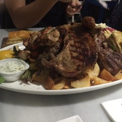 Taverna Greek Psistaria - Meat platter! Easily enough for 4 people!