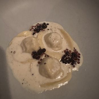 Elderslie Farm - Cheese ravioli with coffee infused pearls - Pick Your Own Farms Near Me - Kechi, Kansas Elderslie Farm - Cheese ravioli with coffee infused pearls - Pick Your Own Farms Near Me - Kechi, Kansas