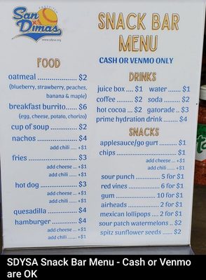 Menu photo 5 Lone Hill Park Snack Bar San Dimas, CA Menu photo 5 Lone Hill Park Snack Bar San Dimas, CA
