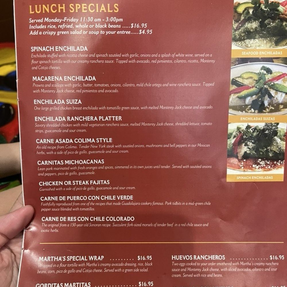 Martha's Old Mexico - Menu July 2025 - Mexican Near Me - Sebastopol, California Martha's Old Mexico - Menu July 2025 - Mexican Near Me - Sebastopol, California