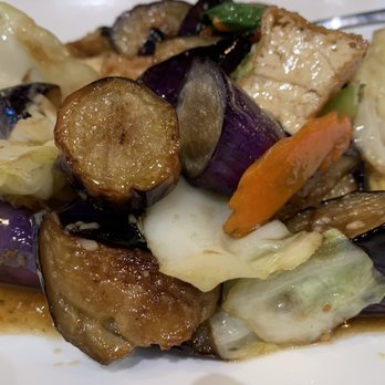 Time Thai Kitchen  - Basil Eggplant with Tofu (3/5) - Thai Near Me - Pleasanton, California
