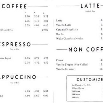 Melano Coffee - Menu 9/24/23 - Coffee & Tea Near Me - Fresno, California