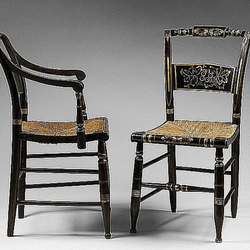 October Moon Antiques,Furniture and Home Decor - Hitchcock Chairs. We have many Types and Styles to Choose From