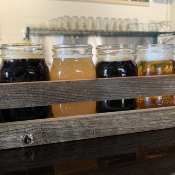 Eluvium Brewing Company - Beer flight - Breweries Near Me - Weaverville, North Carolina