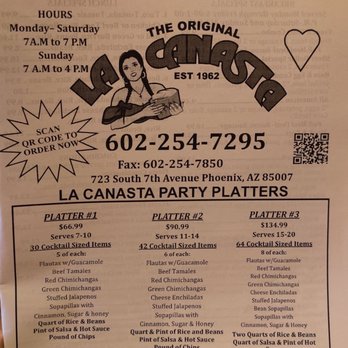 La Canasta Mexican Foods - Mexican Near Me - Phoenix, Arizona La Canasta Mexican Foods - Mexican Near Me - Phoenix, Arizona
