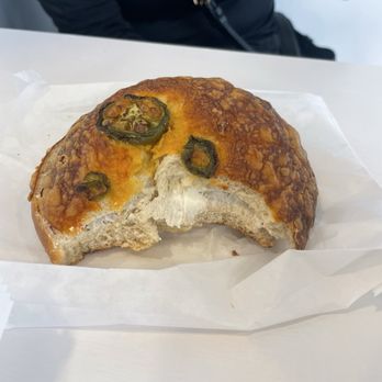 Cafe The Scoop - Jalapeño and Cheese Bagel - Cafes Near Me - Long Beach, California Cafe The Scoop - Jalapeño and Cheese Bagel - Cafes Near Me - Long Beach, California