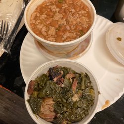 Maudine's and irean's soulfood cuisine - Greens and beans