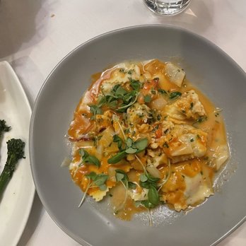 Atlantic Fish - Lobster & crab Housemade Lobster & Scallop Ravioli - Seafood Near Me - Boston, Massachusetts Atlantic Fish - Lobster & crab Housemade Lobster & Scallop Ravioli - Seafood Near Me - Boston, Massachusetts