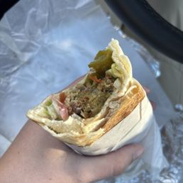 Falafel wrap Falafel wrap