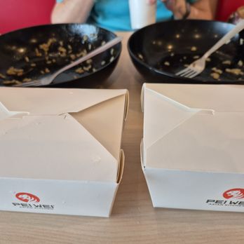 Pei Wei Asian Kitchen - Great bargain two entrée for $17.76 on 4th of July weekend plent for leftovers - Chinese Near Me - Frisco, Texas